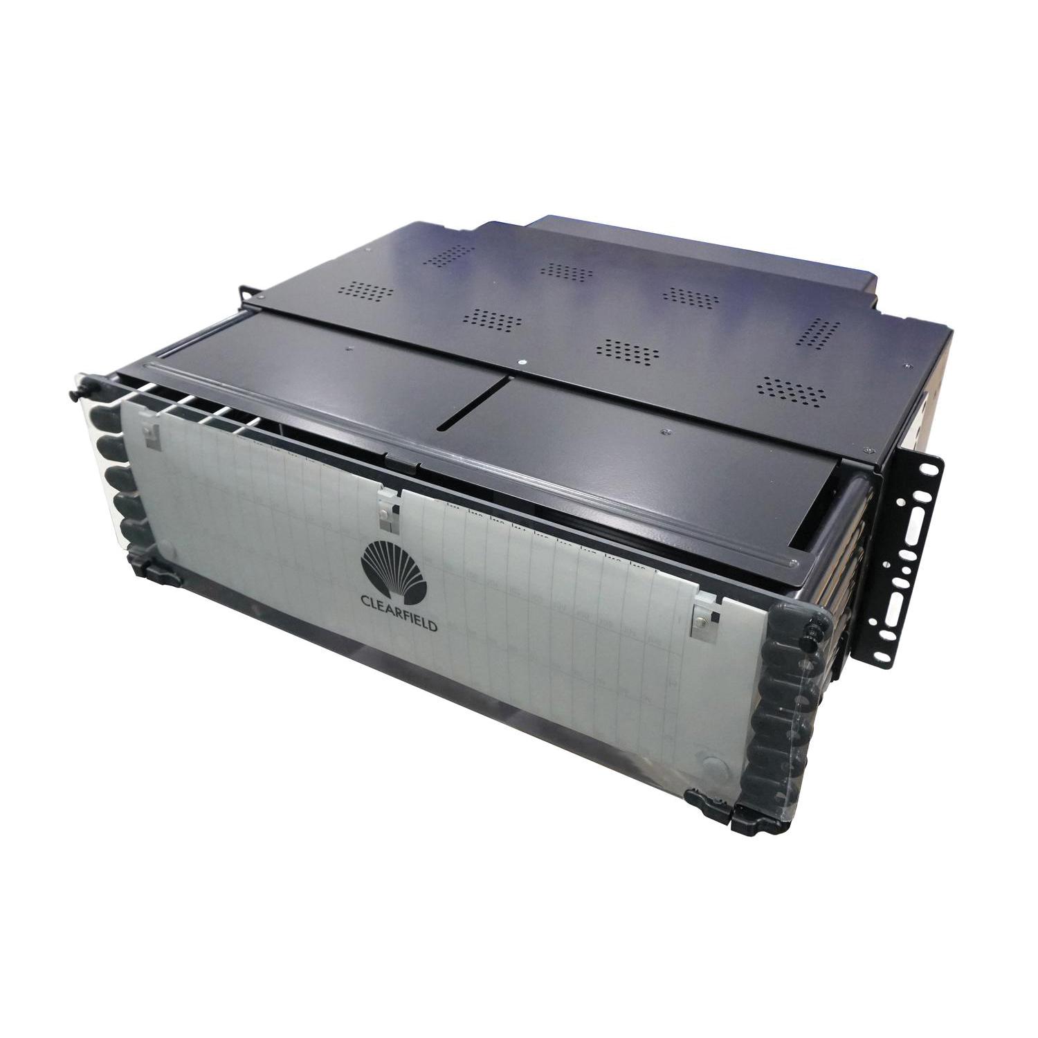 CLEARFIELD Inc FieldSmart FxMP G-GBD-144-C1F-AZZ Fiber Patch Panel, 144-Port, SC/APC Front Connector, Aluminum/Steel